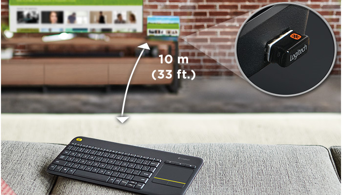 logitech k400 plus bluetooth pairing